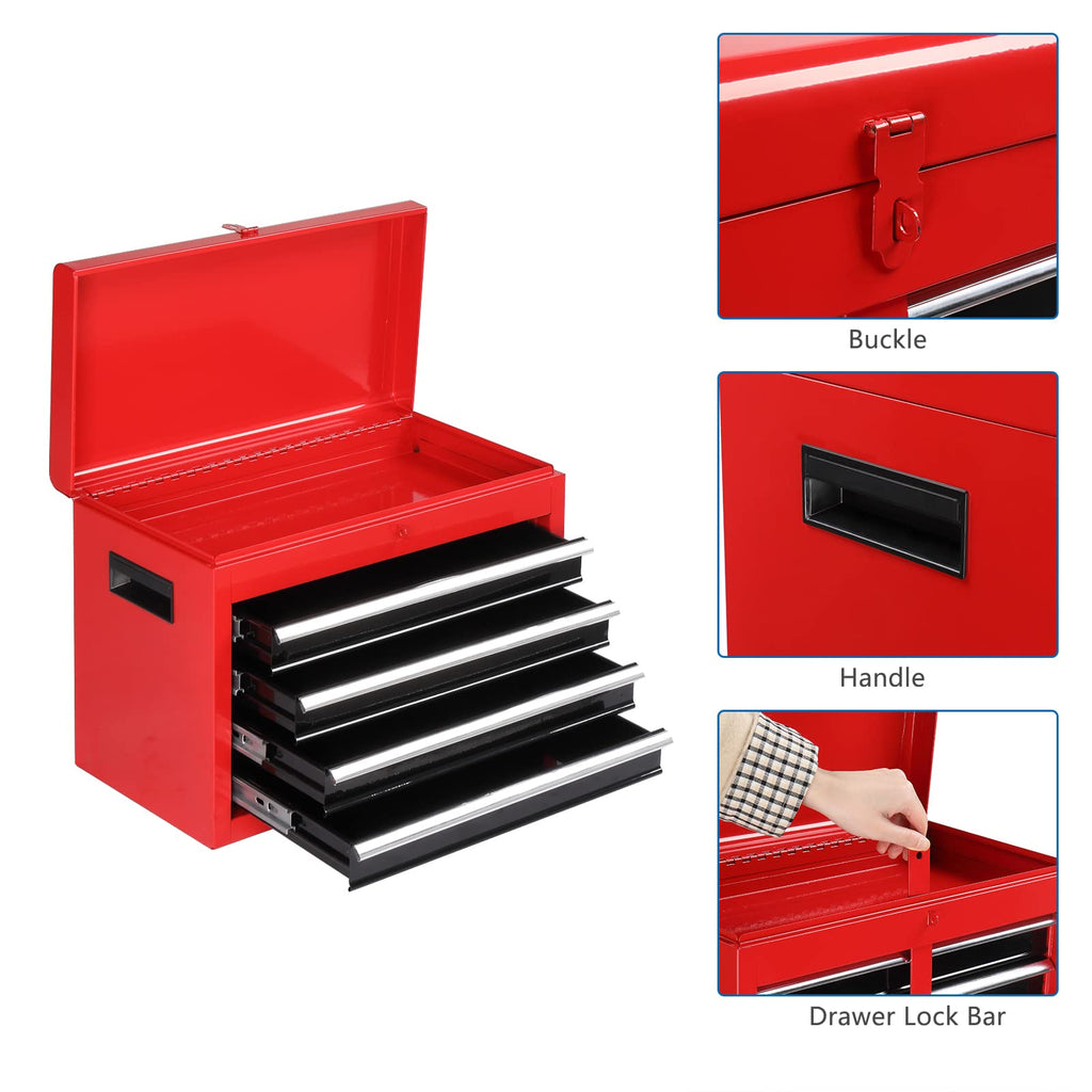 5 Drawer Rolling Tool Chest with Lockable Wheels Q4061