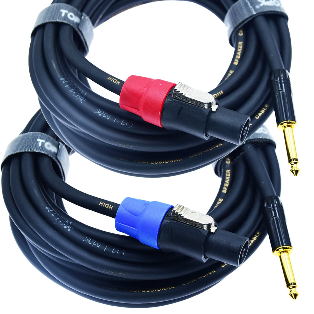 2Pcs 14 awg Speaker Cable with Twist Lock K64984