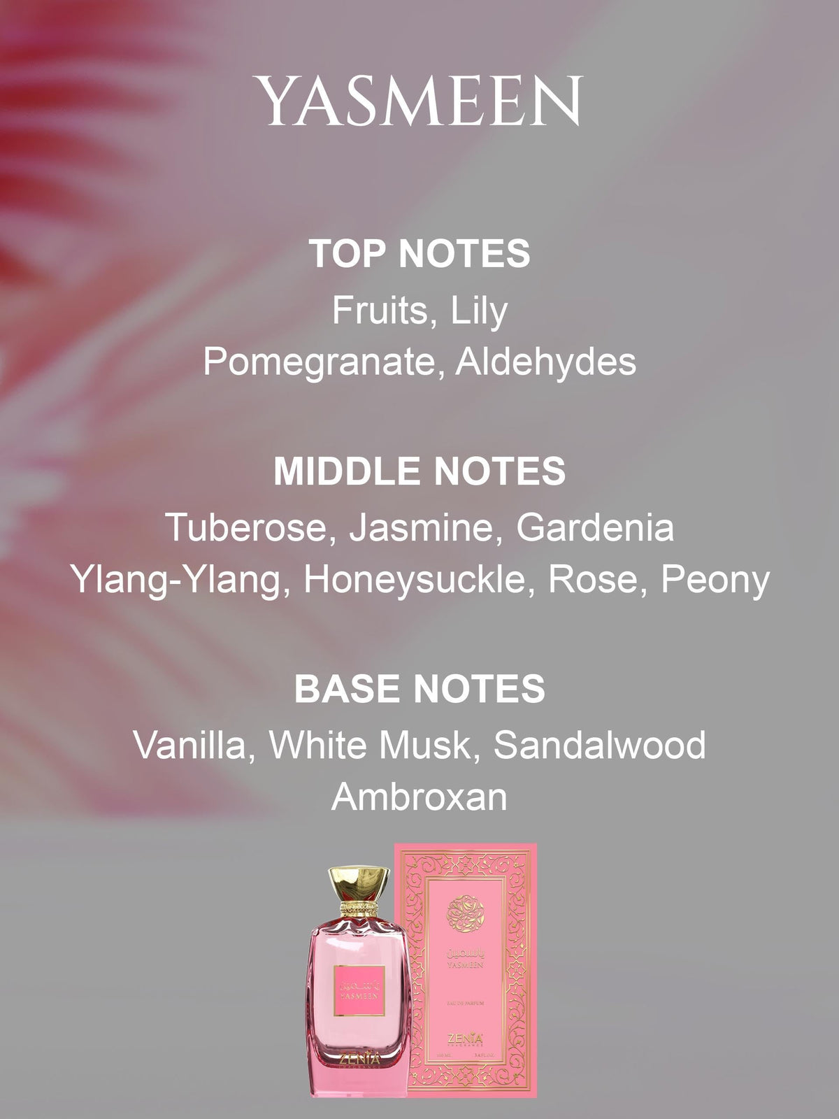 Eau de Parfum Spray 3.4oz Floral Fruity Perfume C7353