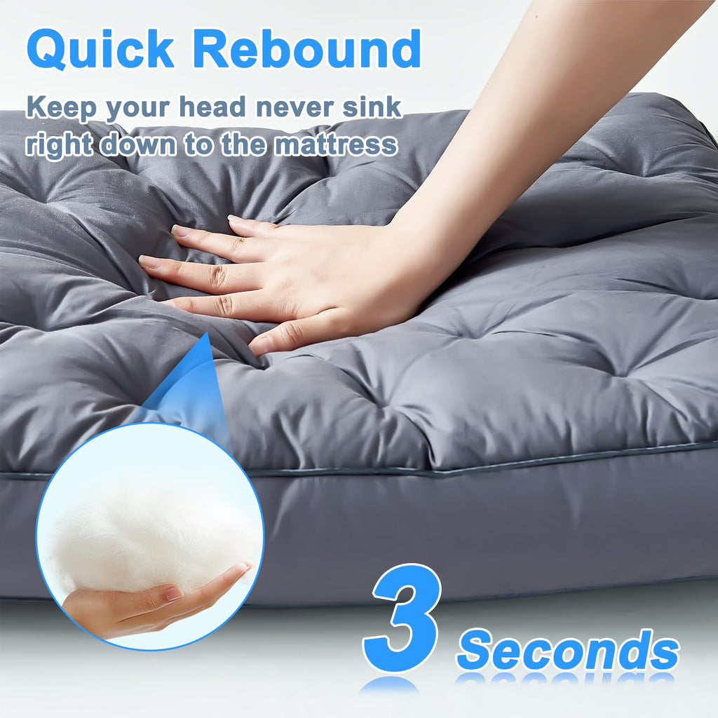 King Size Set of 2 Cotton Bed Pillow C561571