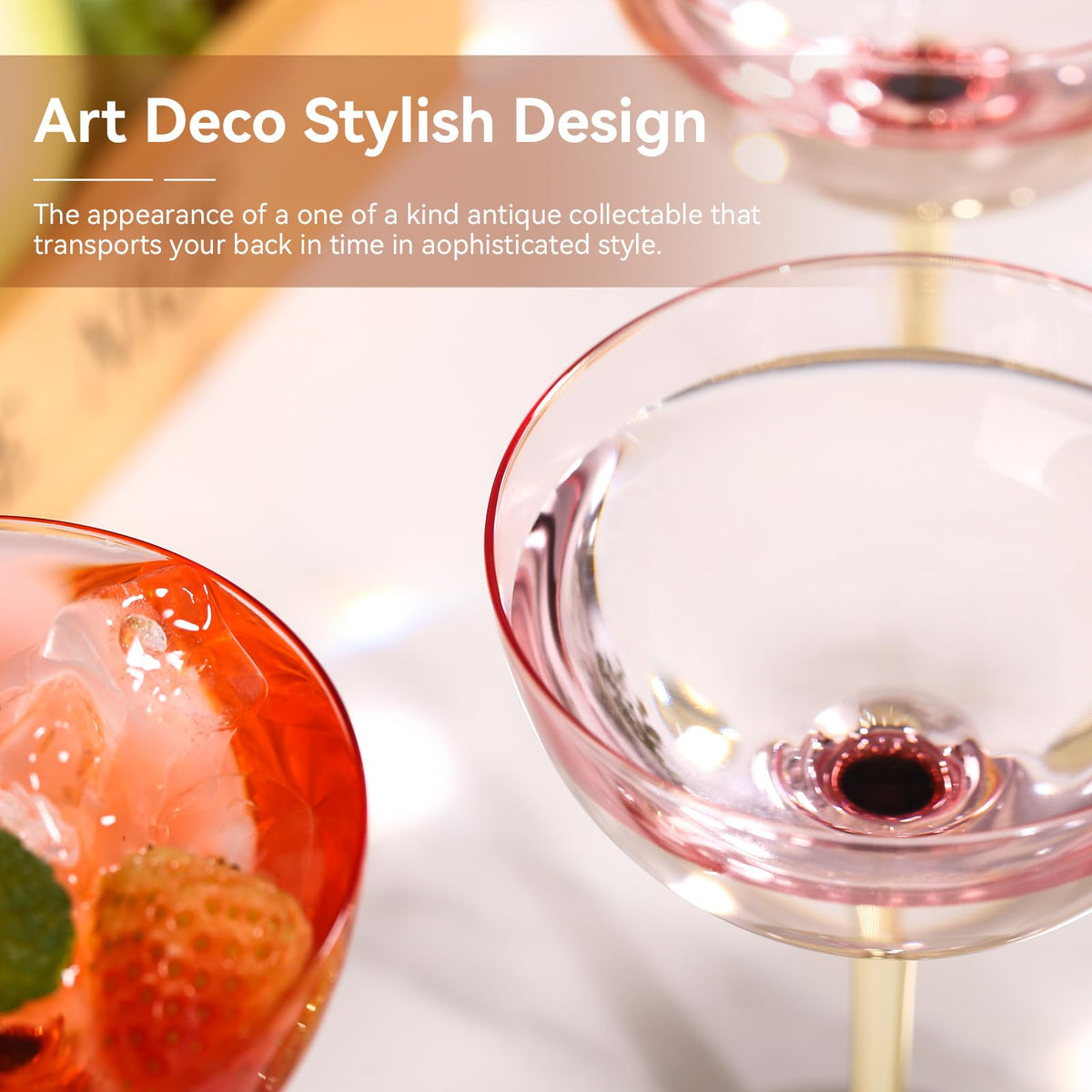 Pink Martini Glasses Set of 6 B506217