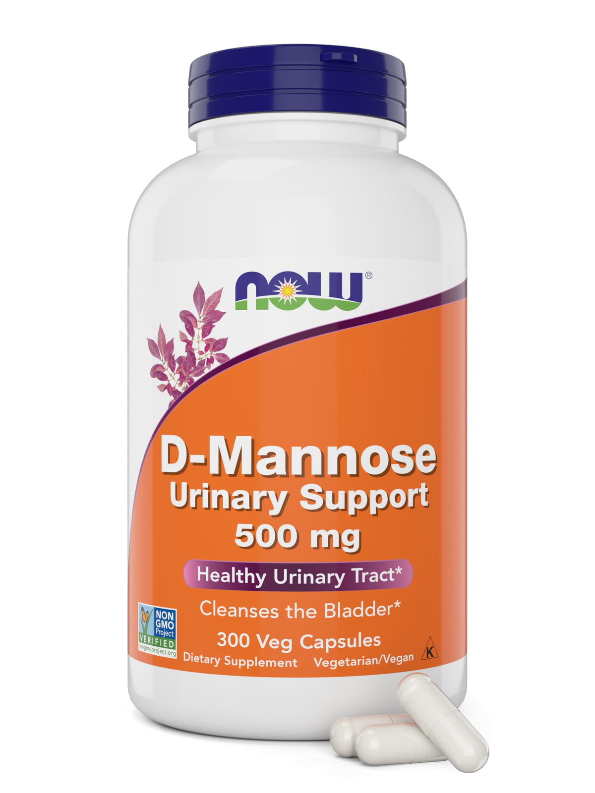 D-Mannose 500 mg 300 Capsules Vegan Supplement B75170
