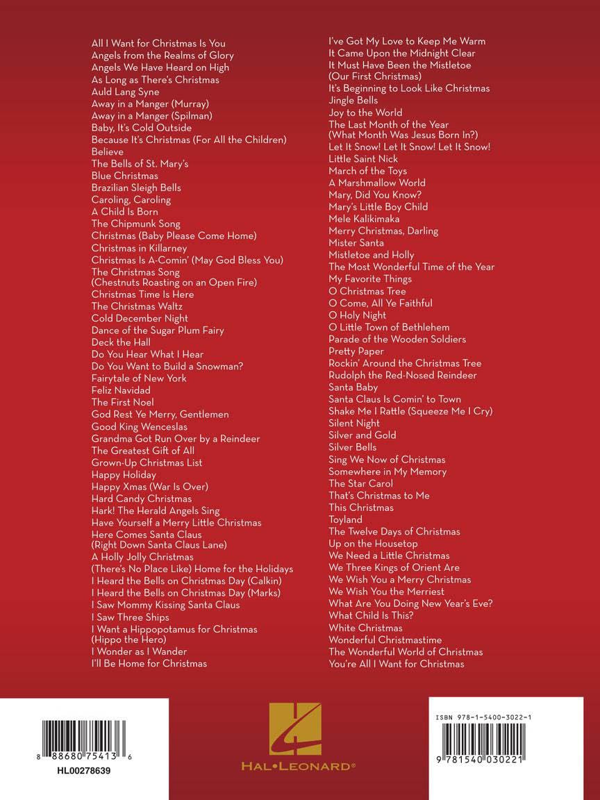 Christmas Songs for Alto Sax Sheet Music Collection D997173