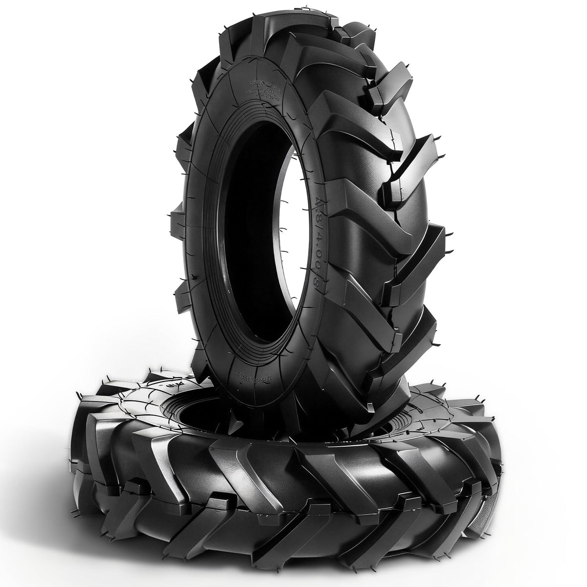4.80x4.00x8 Lawn & Garden Mower Tires, Set of 2, 4 Ply Tubeless G910597