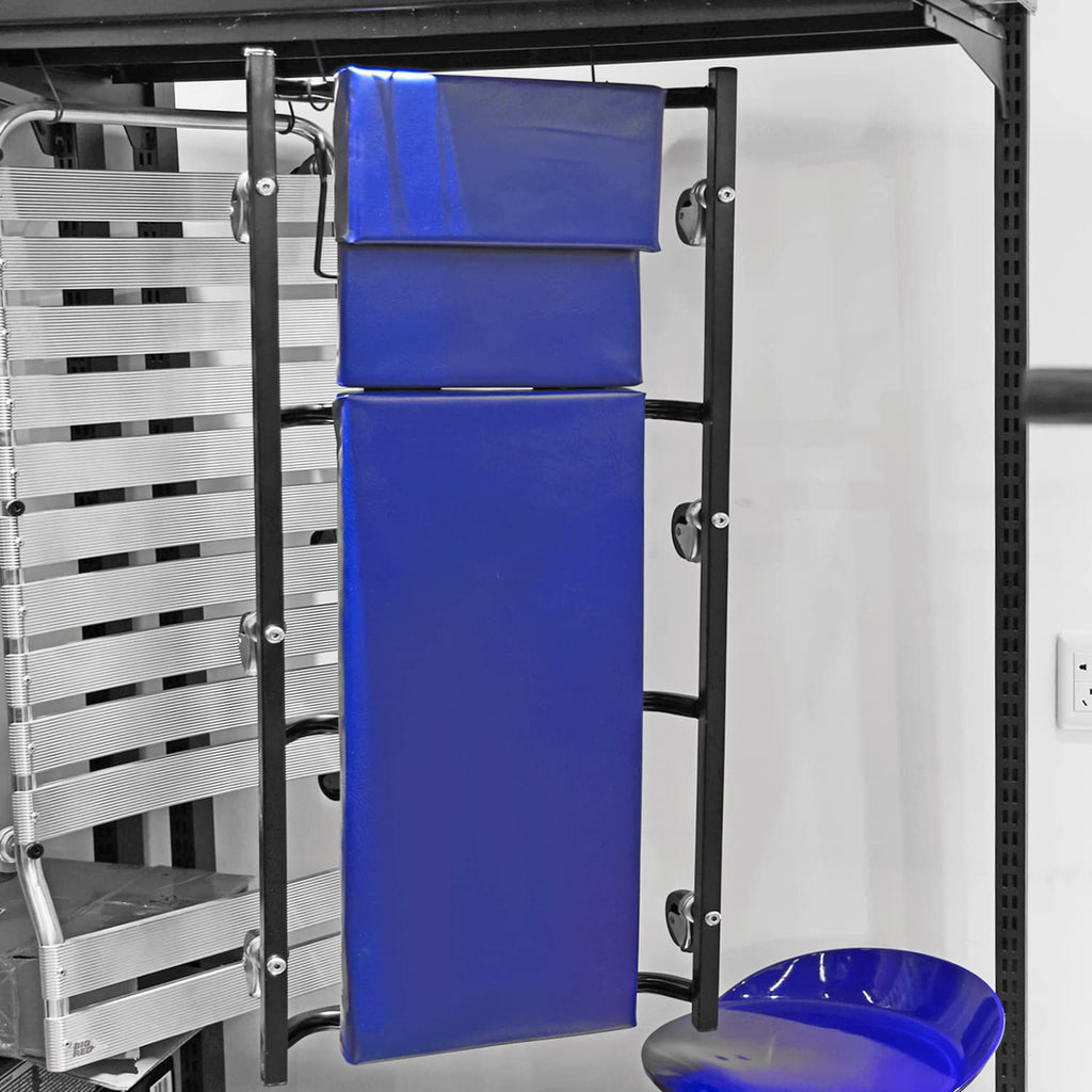 40" Padded Mechanic Creeper with 6 Casters, Blue T878384
