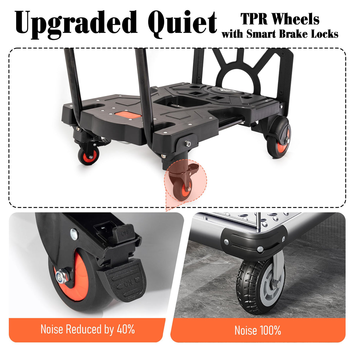 2-in-1 Folding Hand Truck Dolly C130201