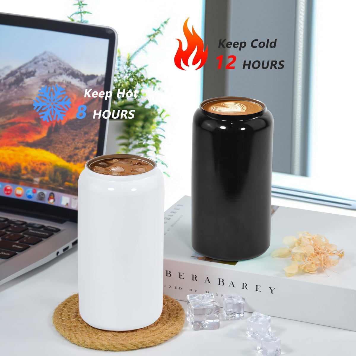 16oz 2Pack Double Wall Insulated Tumblers F484