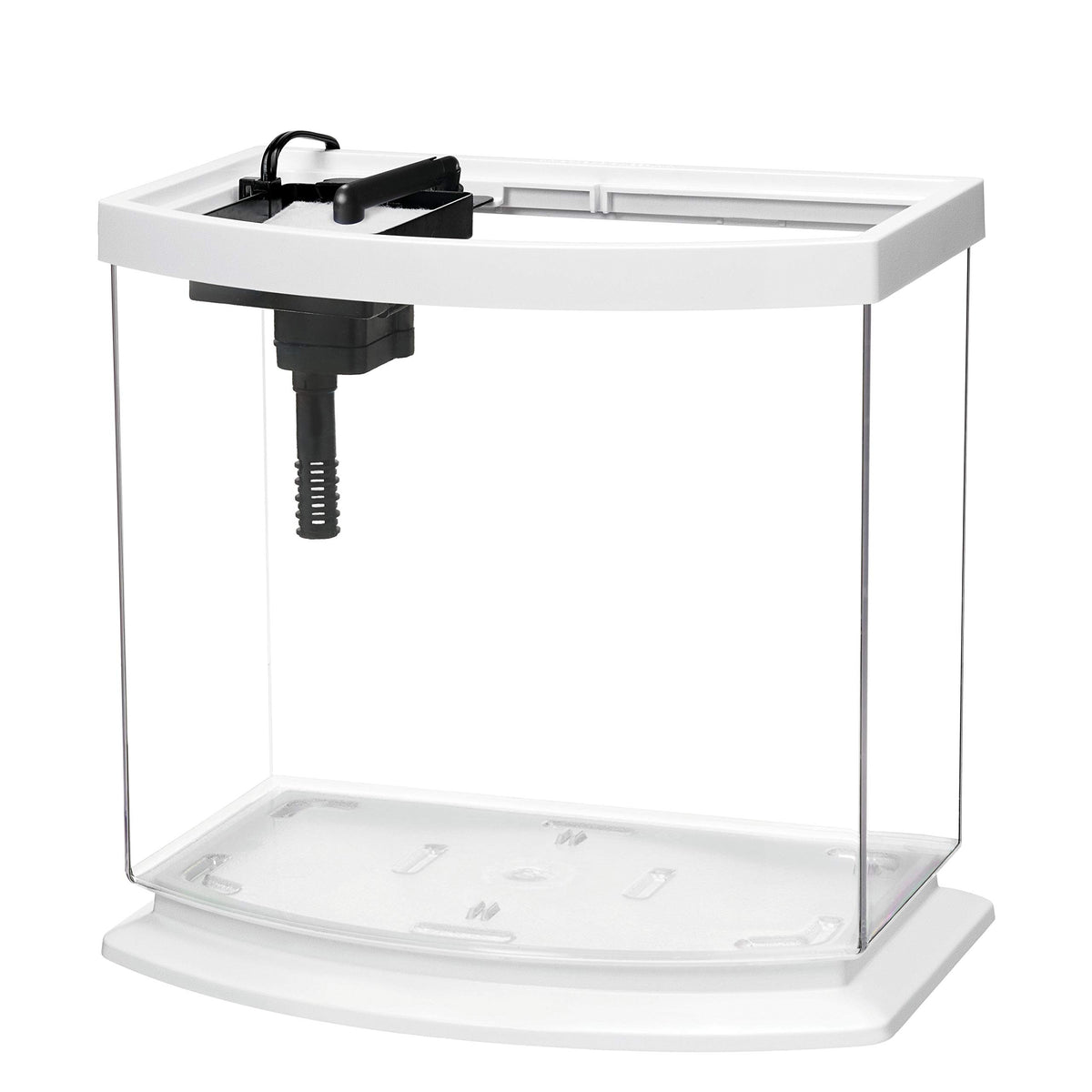 White 2.5 Gallon Aquarium Fish Tank Kit X7906
