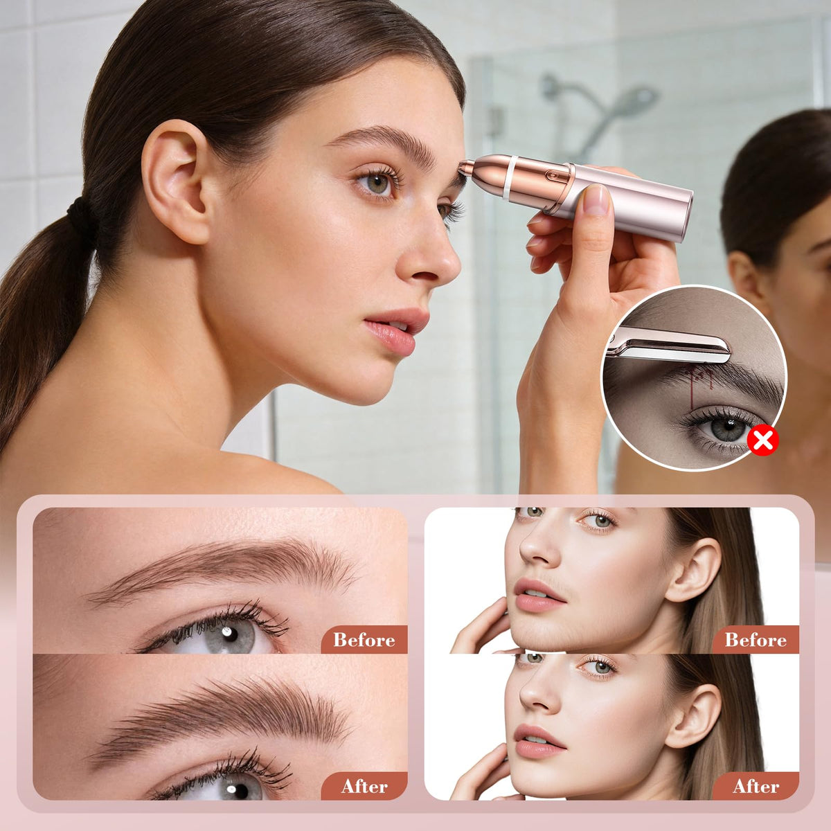 2 in 1 Eyebrow Trimmer U342795