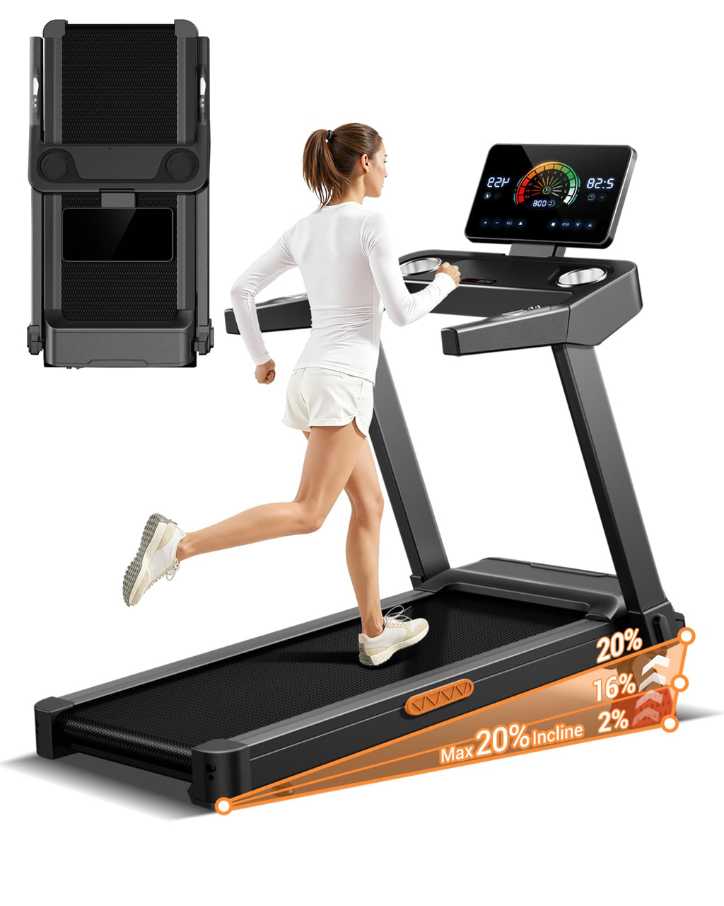 Treadmill with 20% Incline C955