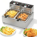 Commercial Deep Fryer with Double Baskets S71575