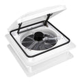 RV Roof Vent Fan 6-Speed-Reversible White D491305