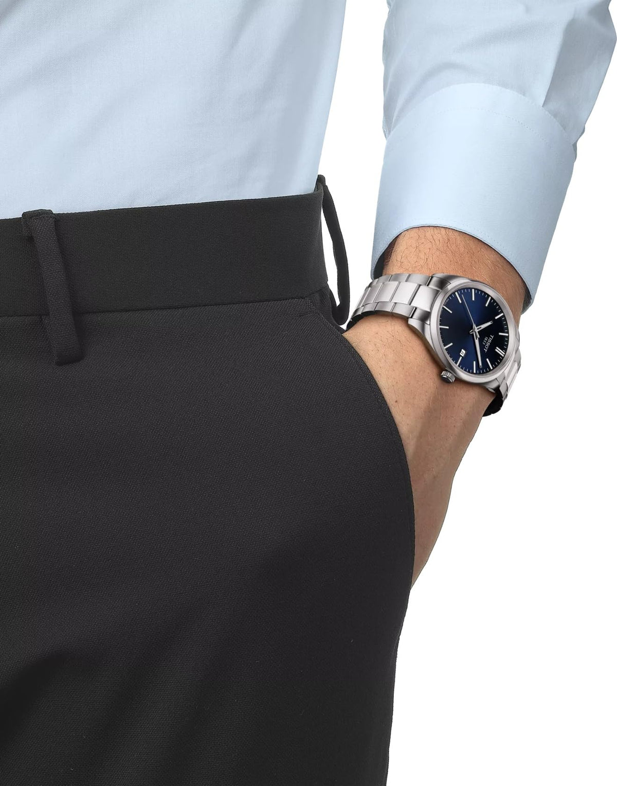 40mm Blue Dial Swiss Quartz Watch Y69300