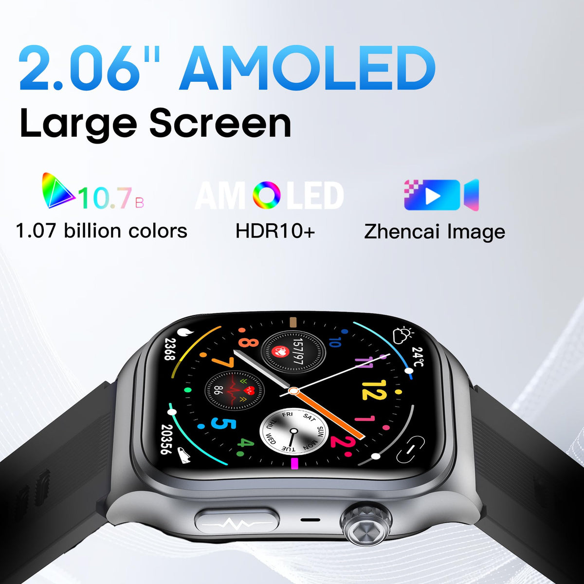 Black Blood Pressure Smart Watch Fitness Tracker K2845