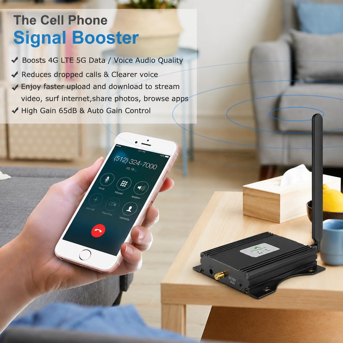 Cell Phone Signal Booster 5G 4G LTE A408344