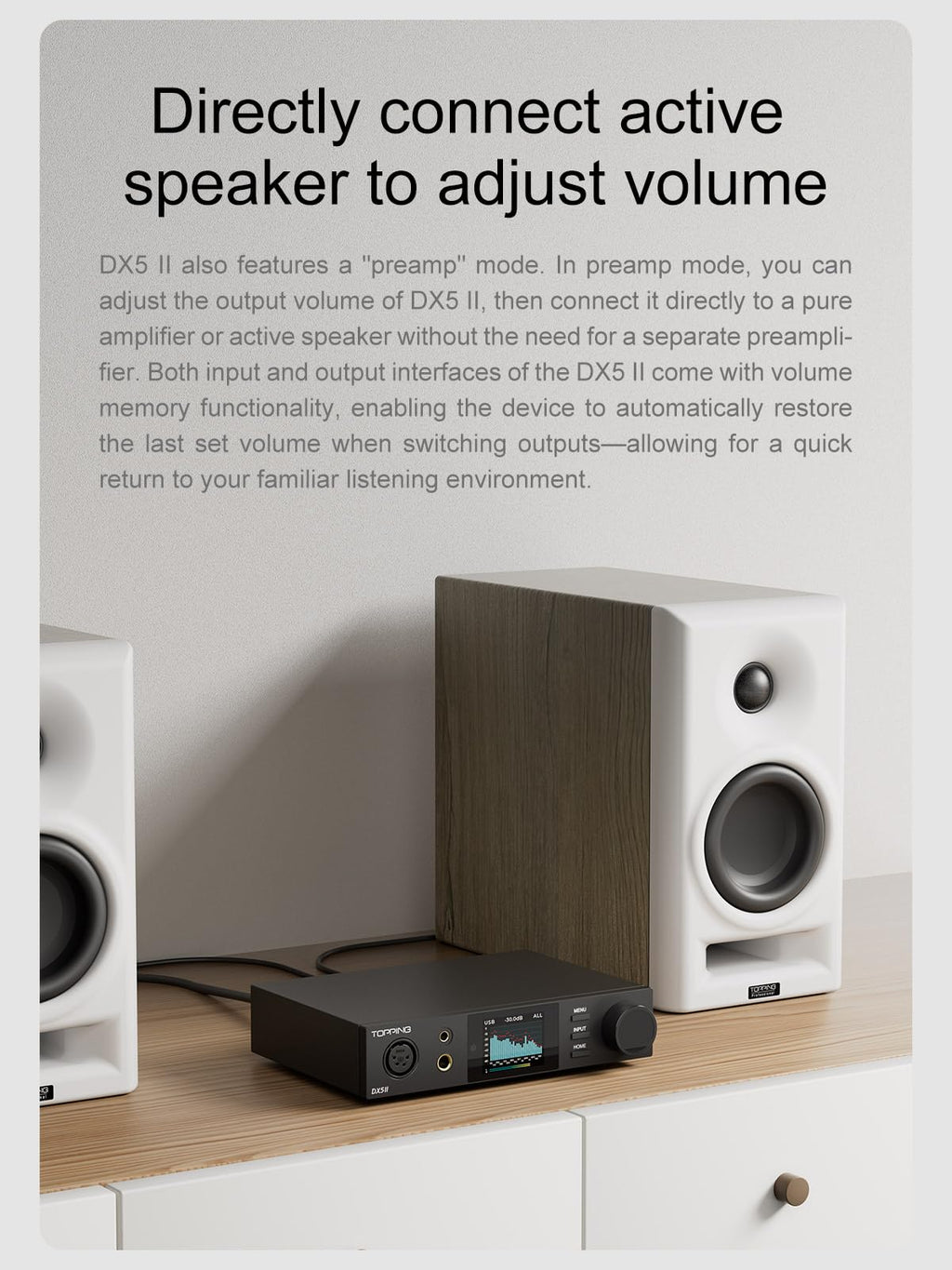 Black Hi-Res DAC & Headphone Amp Combo Y237