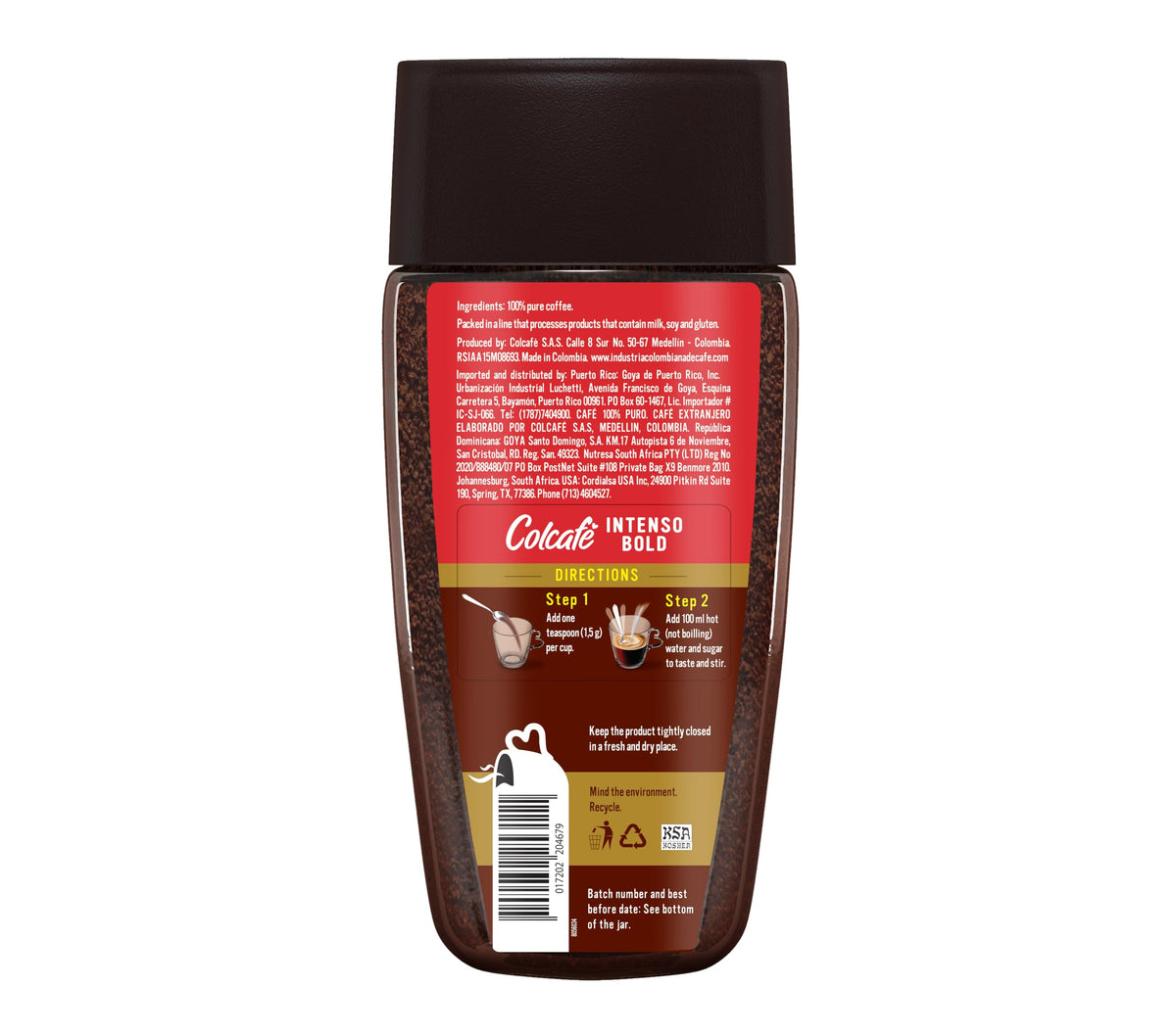 Instant Coffee 6 Ounce (Pack of 3) D470