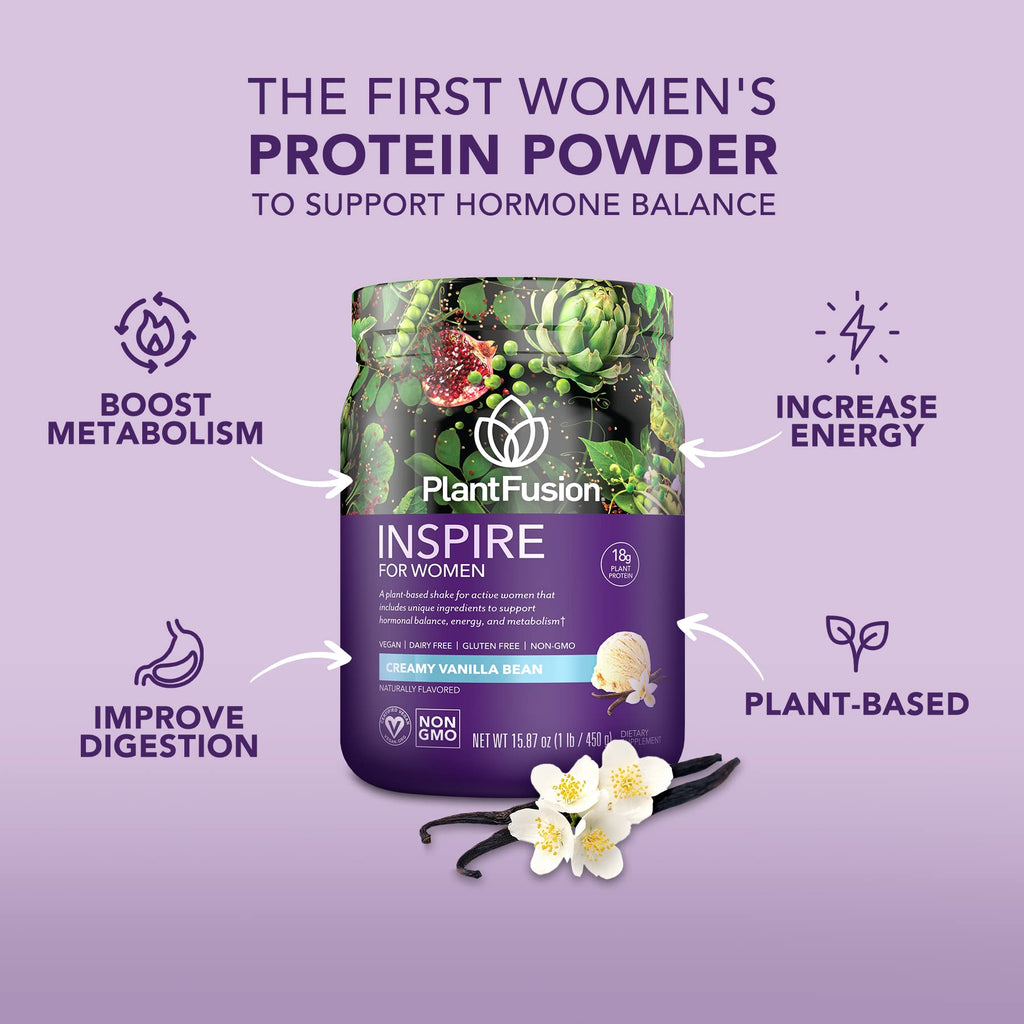 Plant Protein Powder Creamy Vanilla Bean 1 lb Q860933