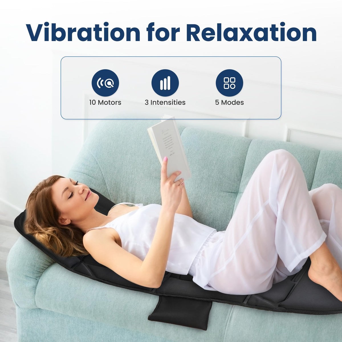 Full Body Massage Mat with Heat & Shiatsu Neck Massager N616126