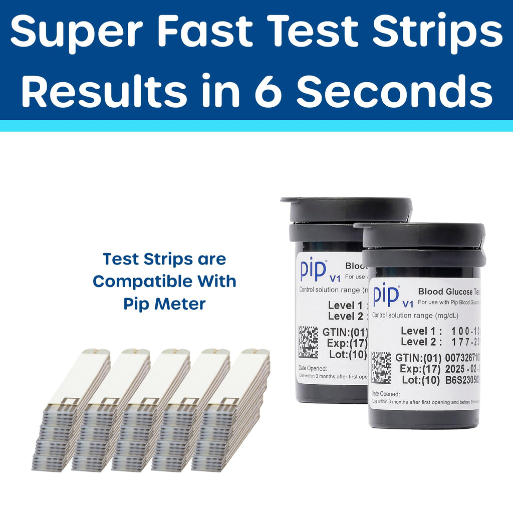 Blood Glucose Test Strips and Lancets 100 Count 30G 1.0mm D43873