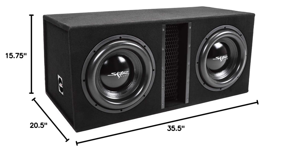 Dual 12" Vented Subwoofer Enclosure G132
