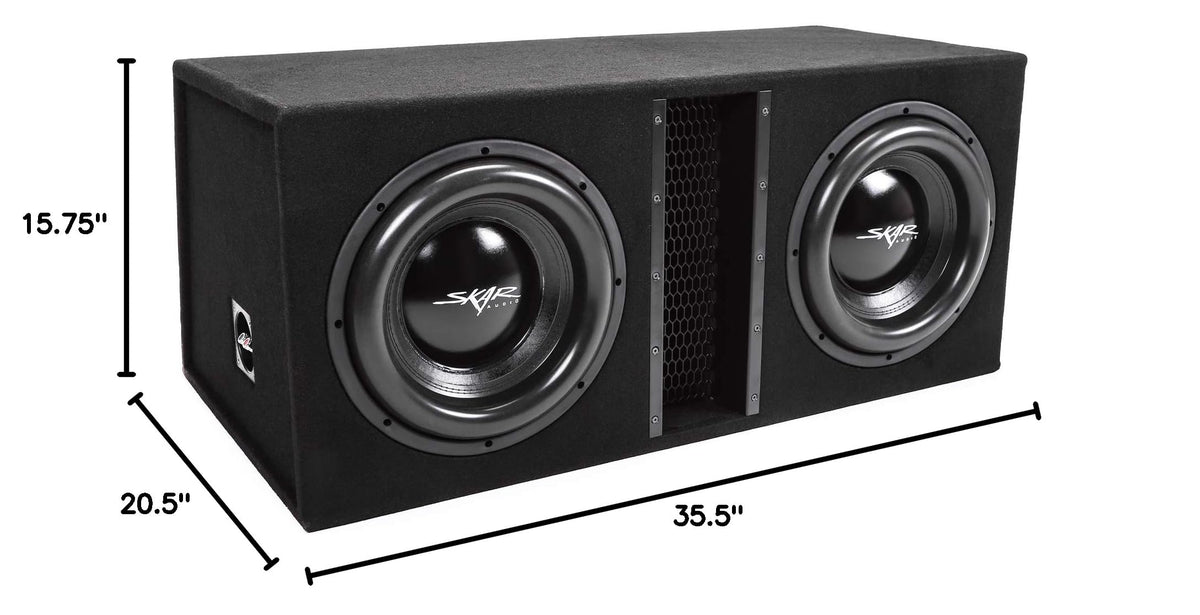 Dual 12" Vented Subwoofer Enclosure G132