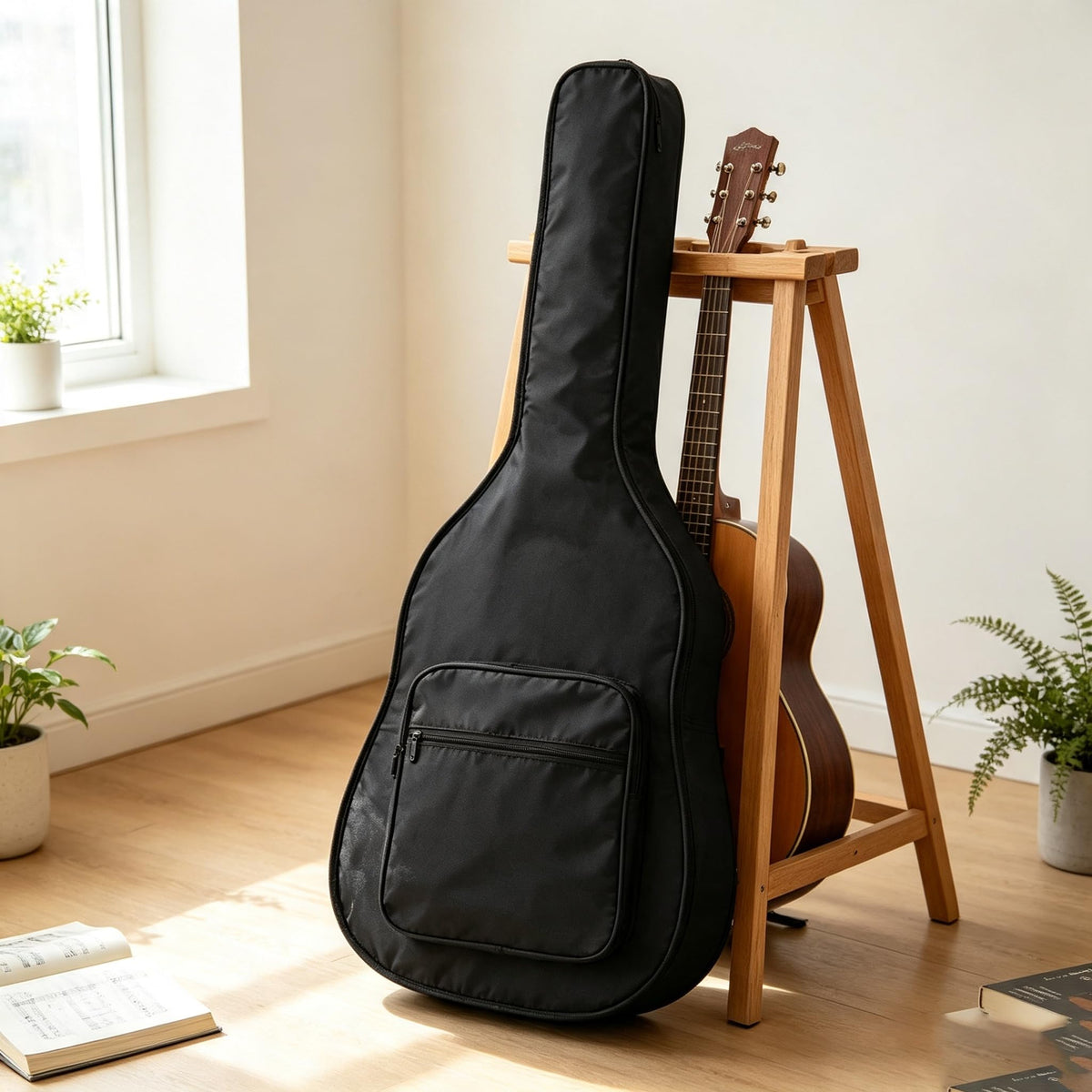 38 Inch Oxford Cloth Water Resistant Acoustic Guitar Gig Bag G8443