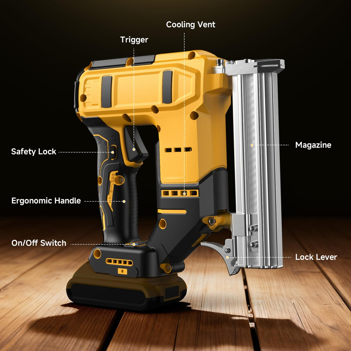 2-in-1 Cordless 18GA Nail Gun & Staple Gun L289