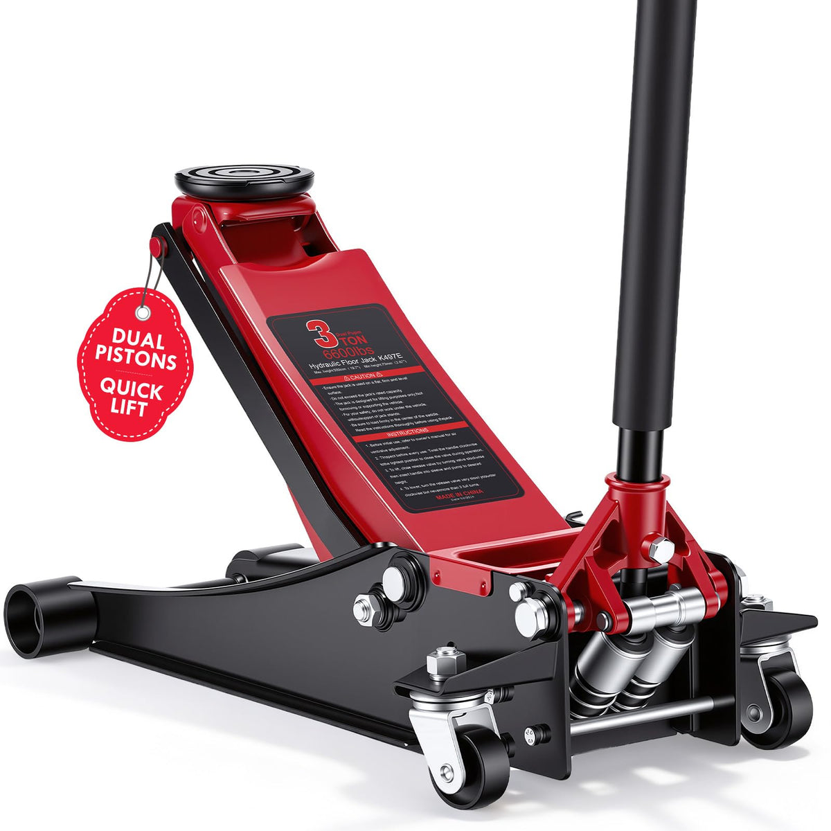 3 Ton Low Profile Hydraulic Floor Jack J144459