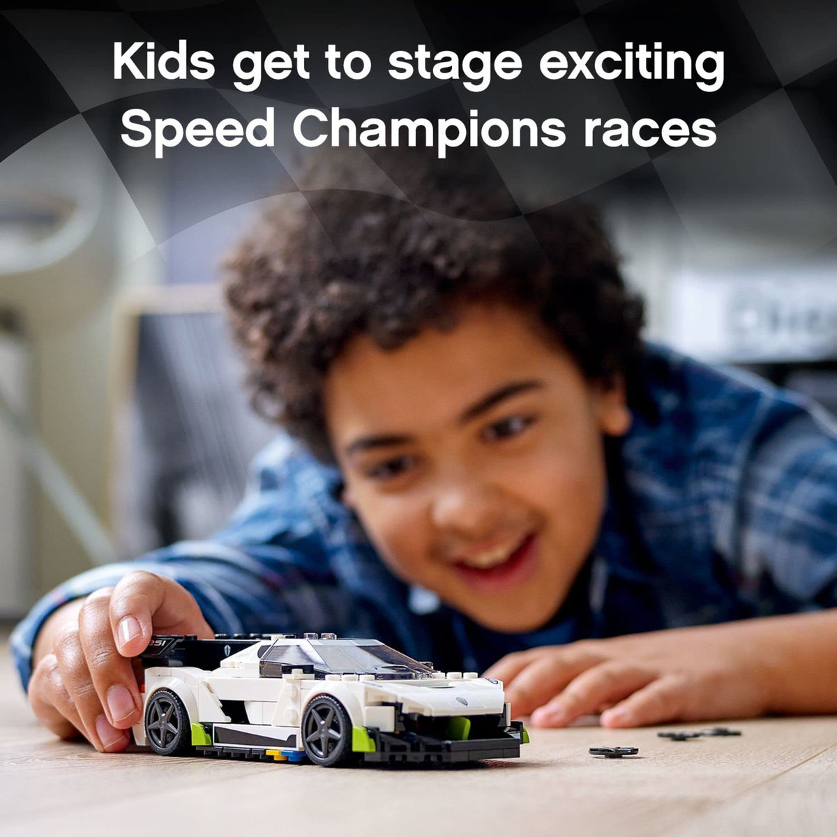 Racing Sports Car Toy with Driver Minifigure U692961