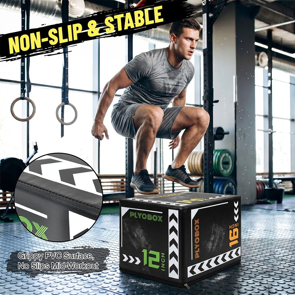3-in-1 Plyometric Jump Box H32832