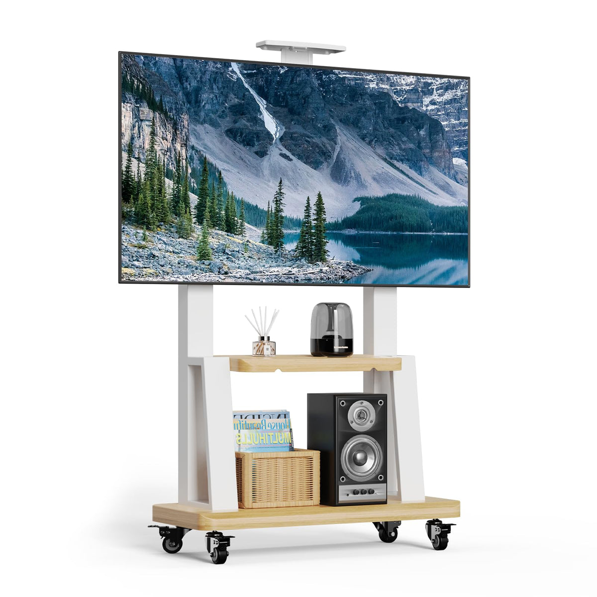 TV Stand on Wheels for 32-75 Inch TVs A49319