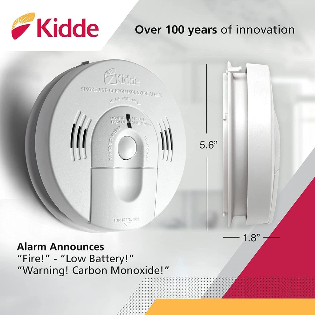 Hardwired Smoke & Carbon Monoxide Detector with Battery Backup, Pack of 2 X7829