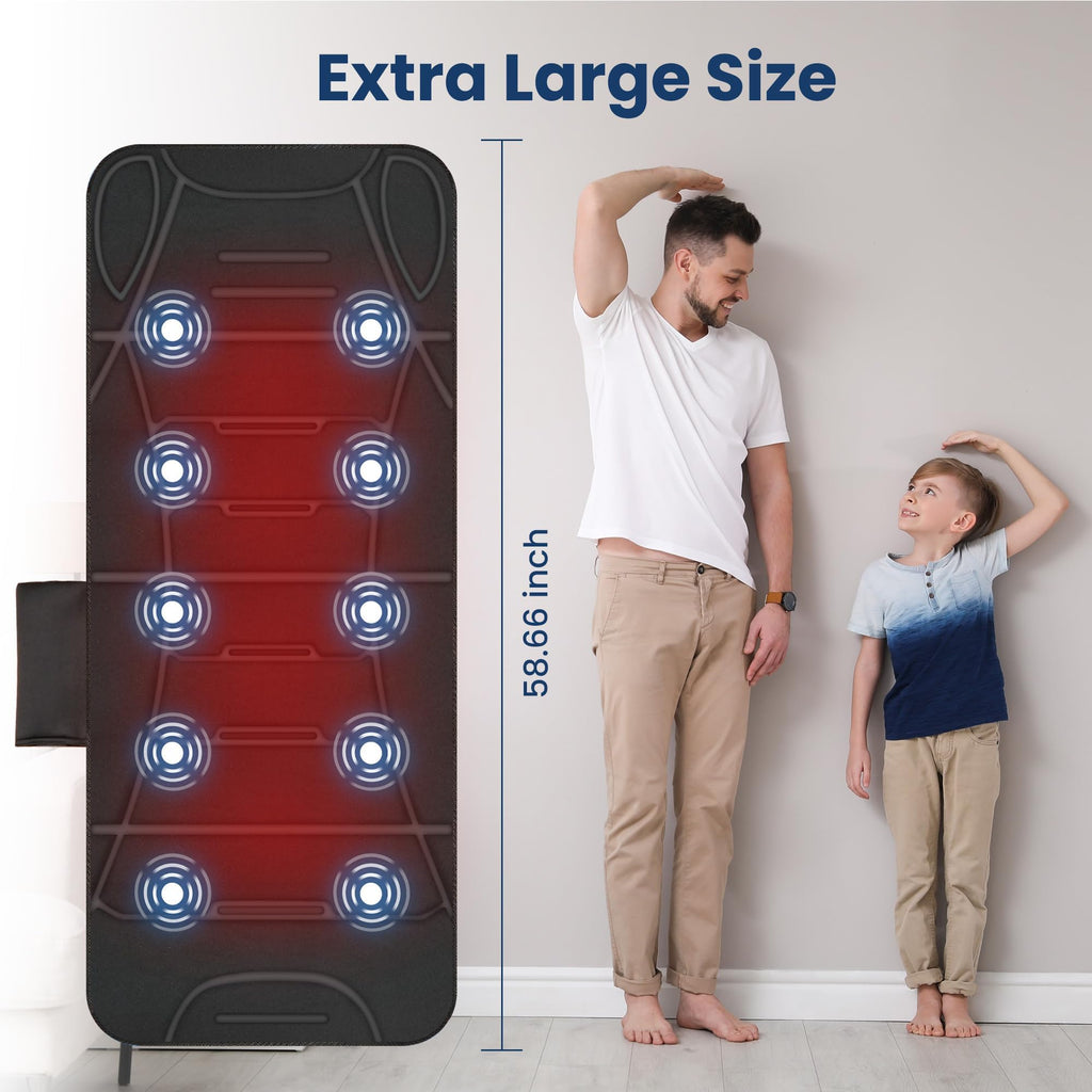 Full Body Massage Mat with Heat & Shiatsu Neck Massager N616126
