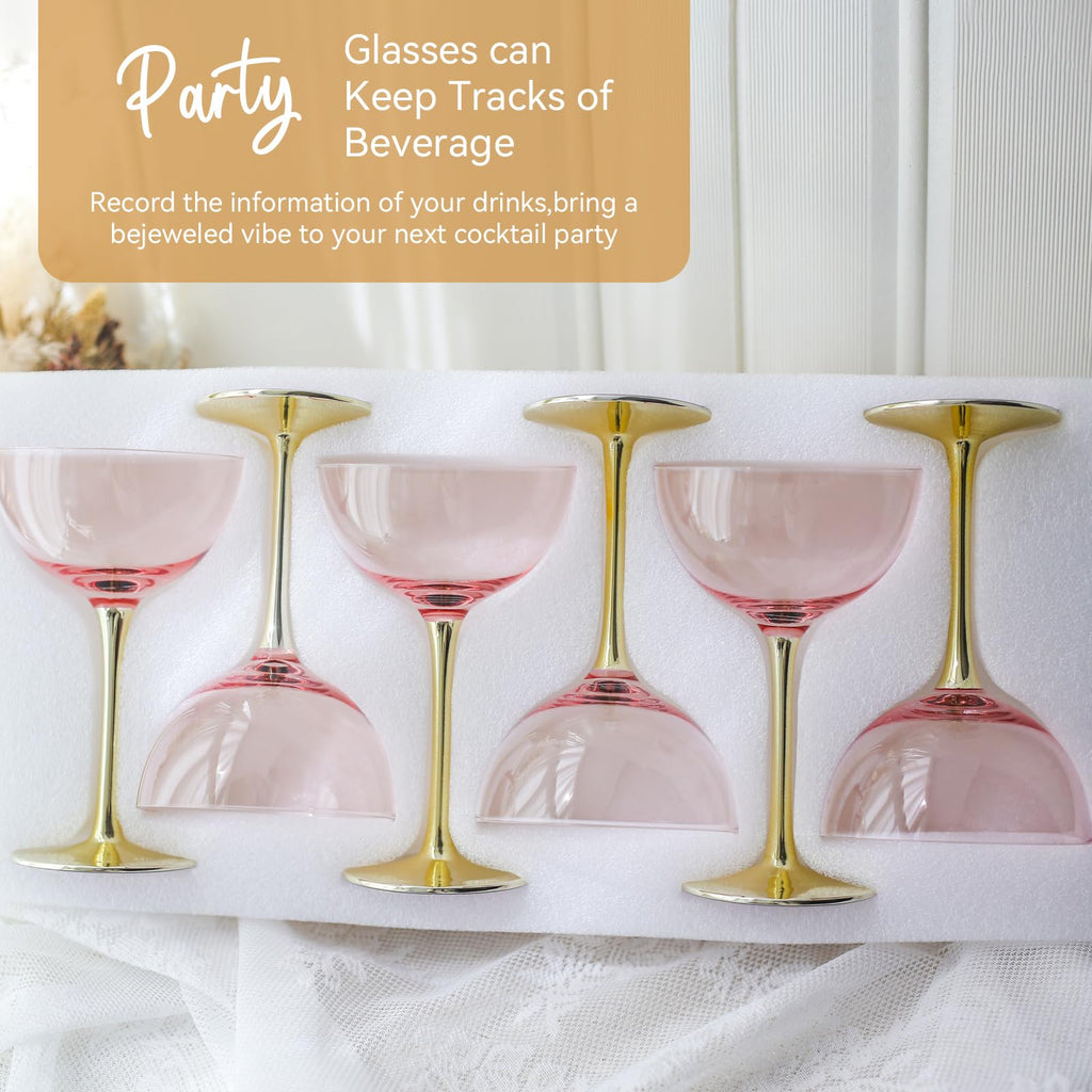 Pink Martini Glasses Set of 6 B506217