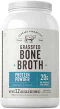 Grass Fed Bone Broth Protein Powder 35.2 oz 20g Protein Non-GMO Gluten Free A3530
