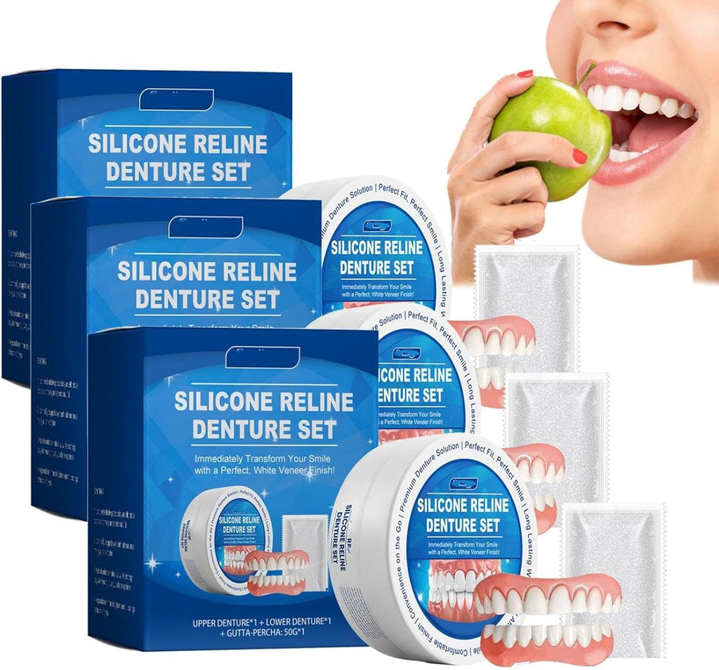 Silicone Reline Denture Set Upper and Lower T2793