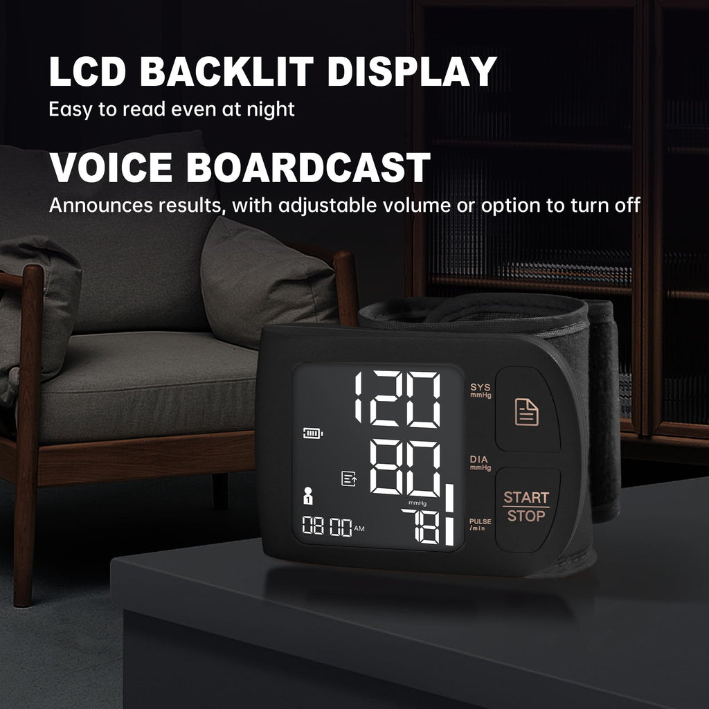 Blood Pressure Monitor Bluetooth with Carrying Case, Black L60398