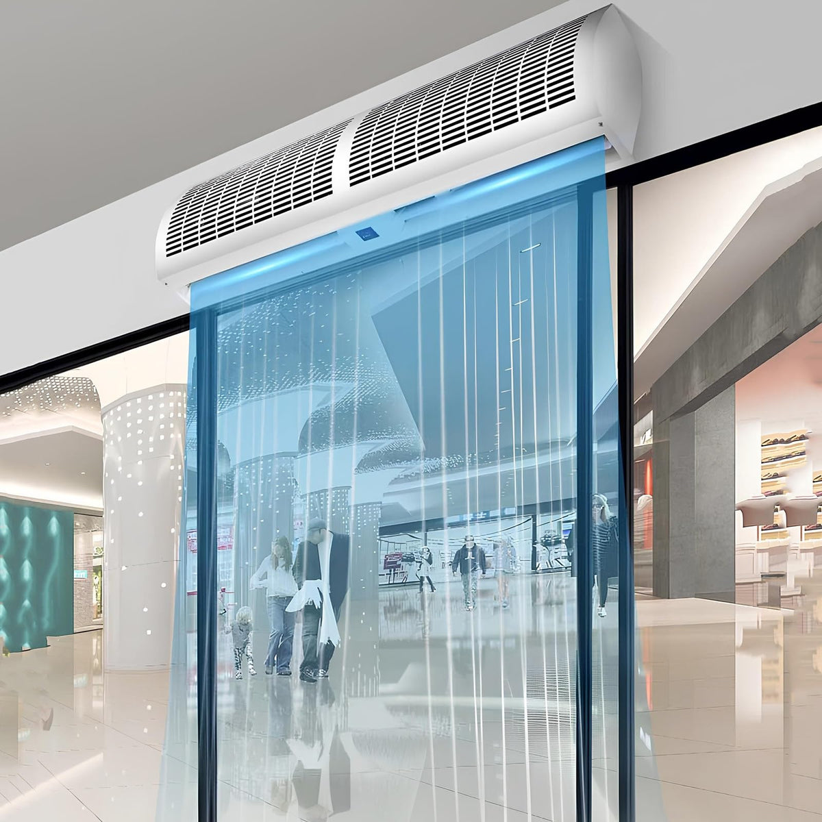 Outdoor Air Curtain Machine with Large Air Volume, 2 Speed and Wind Direction Adjustable A9519