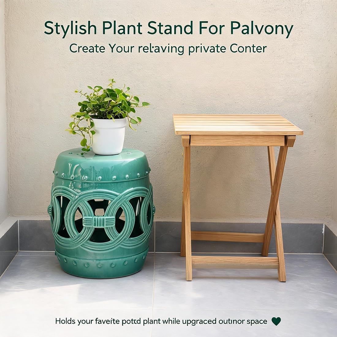 Ceramic Garden Stool Z754