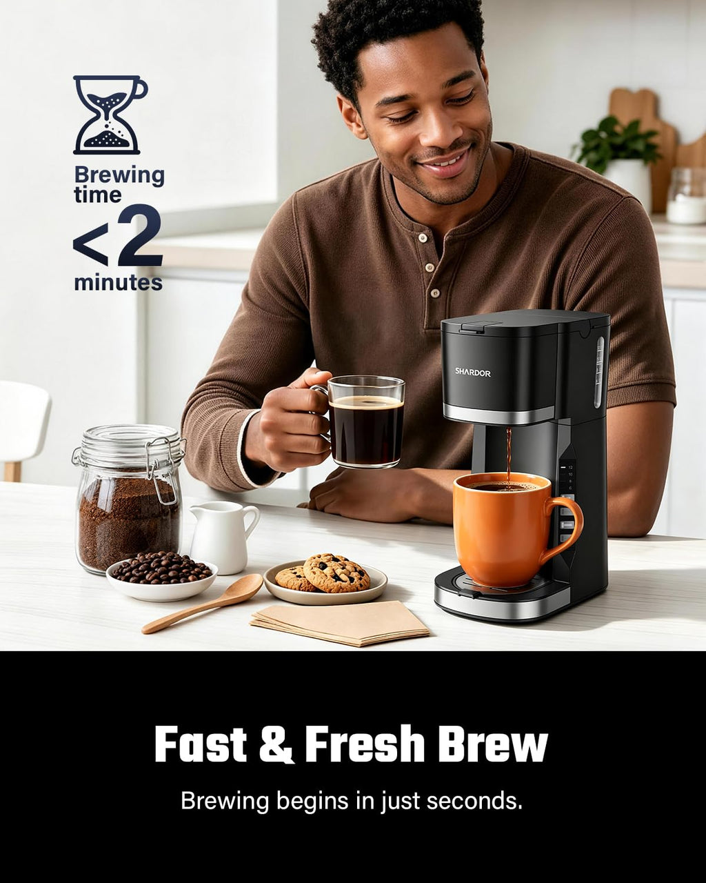 Mini Single Serve Coffee Maker P613