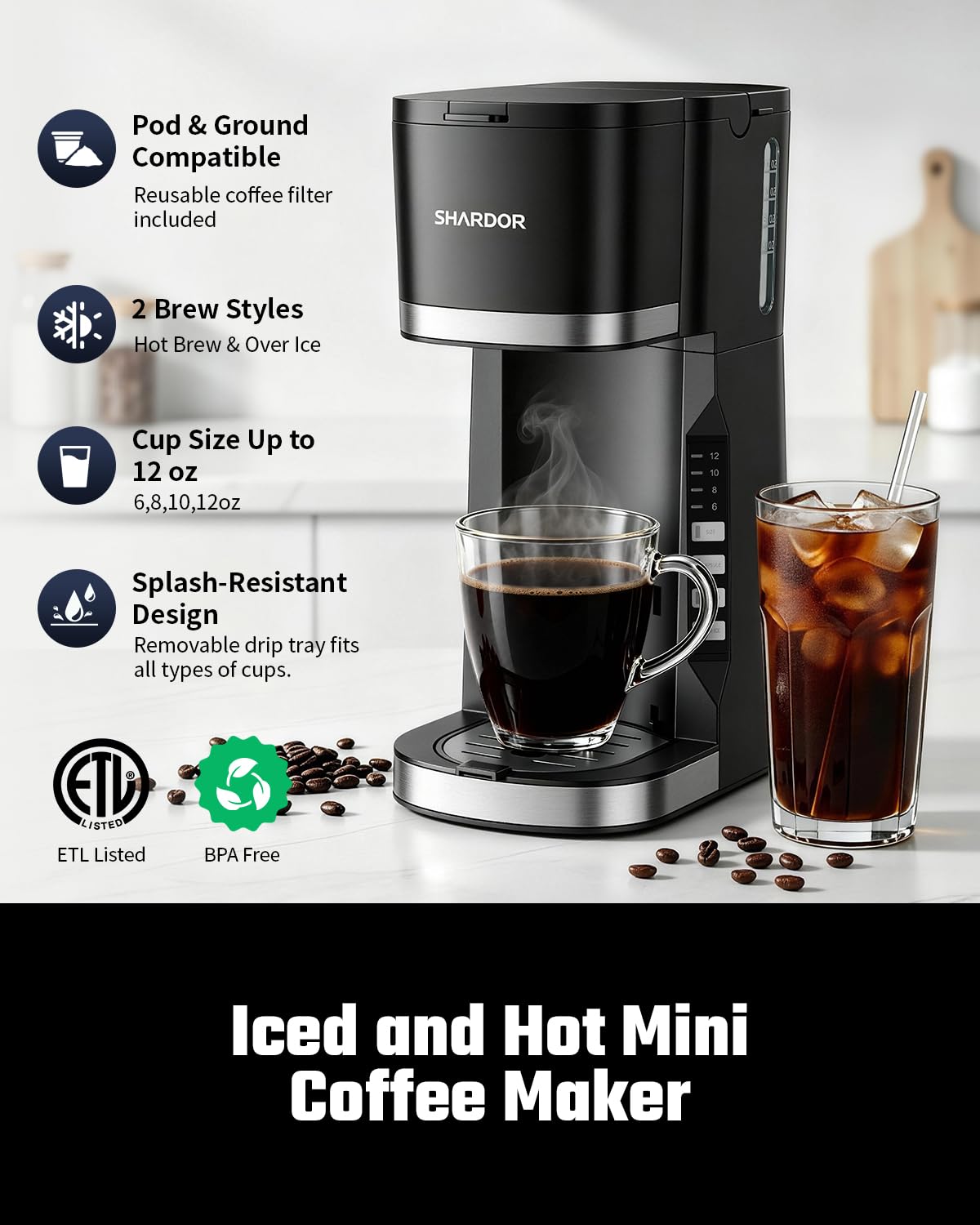 Mini Single Serve Coffee Maker P613