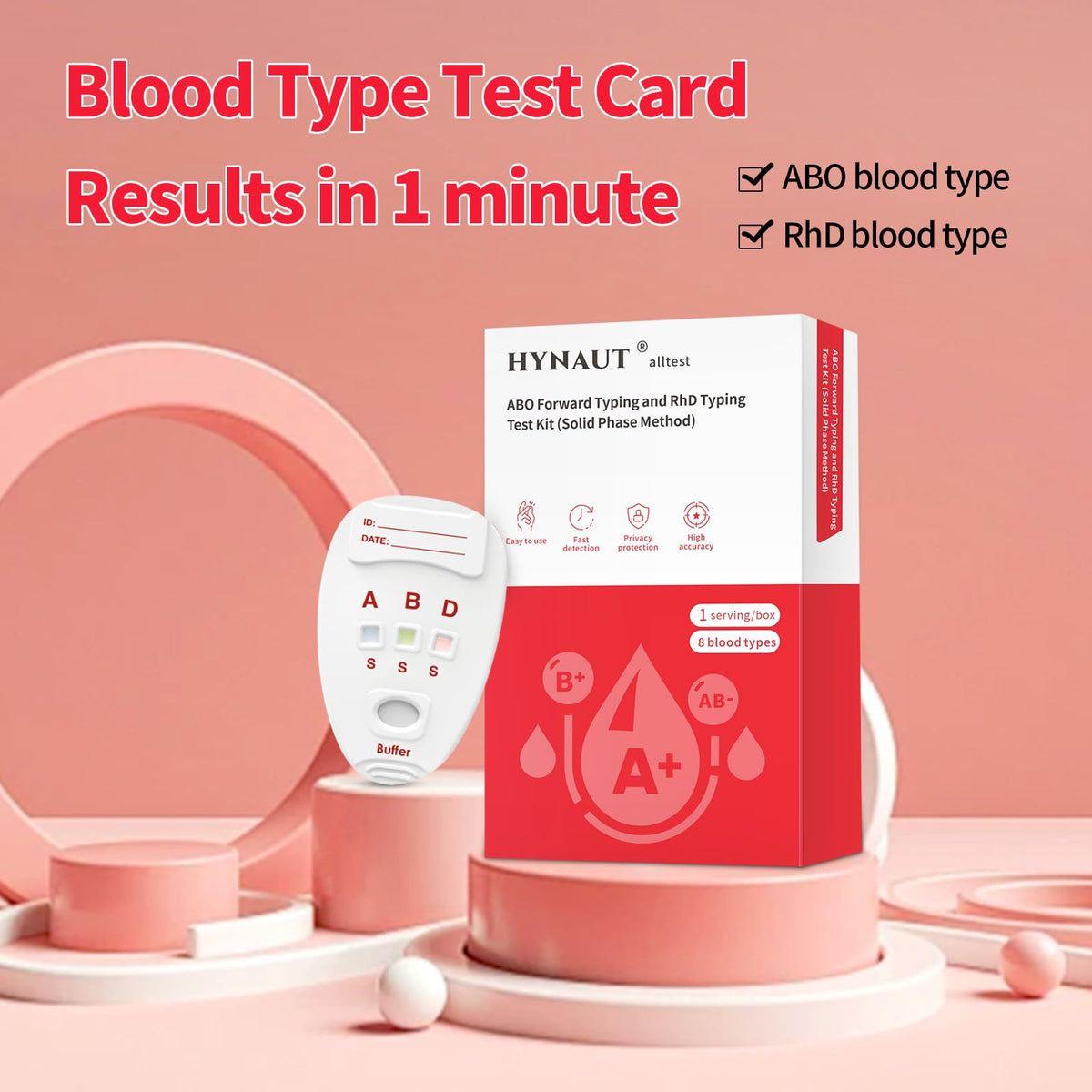 Type 8 Blood Test Kit 2 Test F284