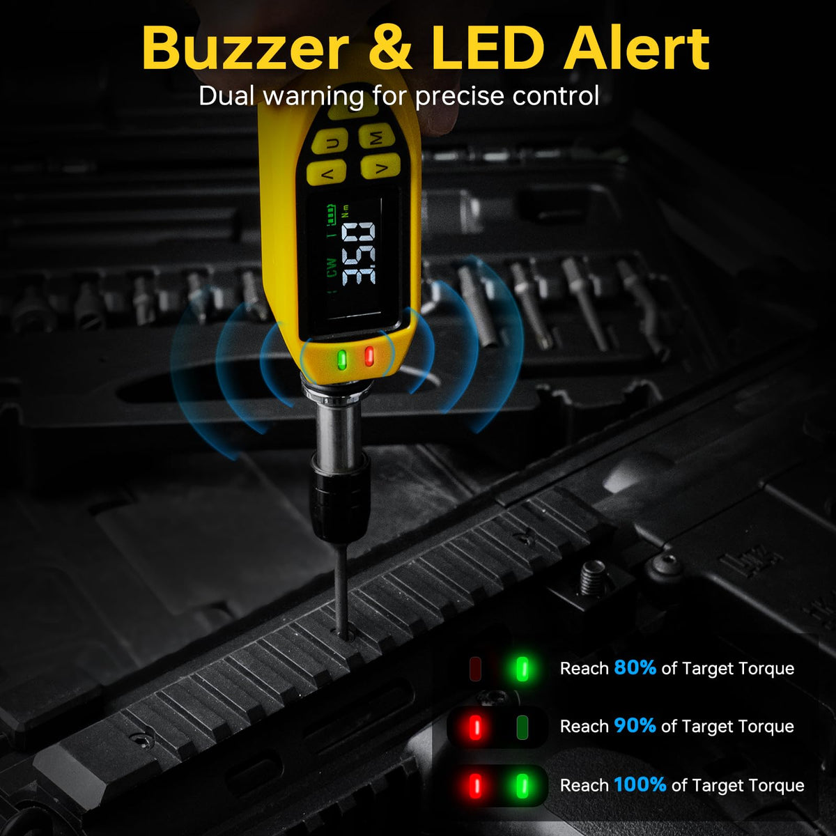 46-Pc Digital Torque Screwdriver Set L407