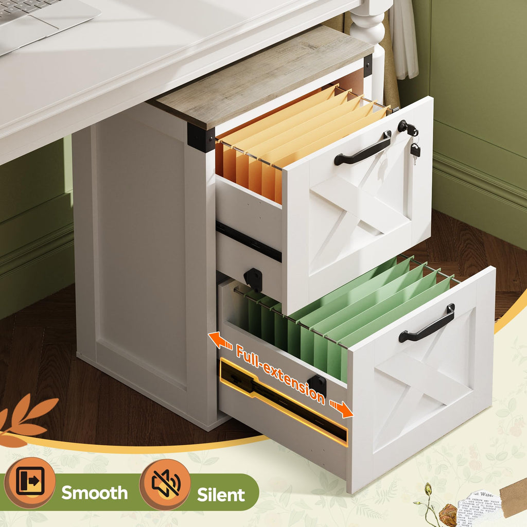 2-Drawer File Cabinet with Lock E51508