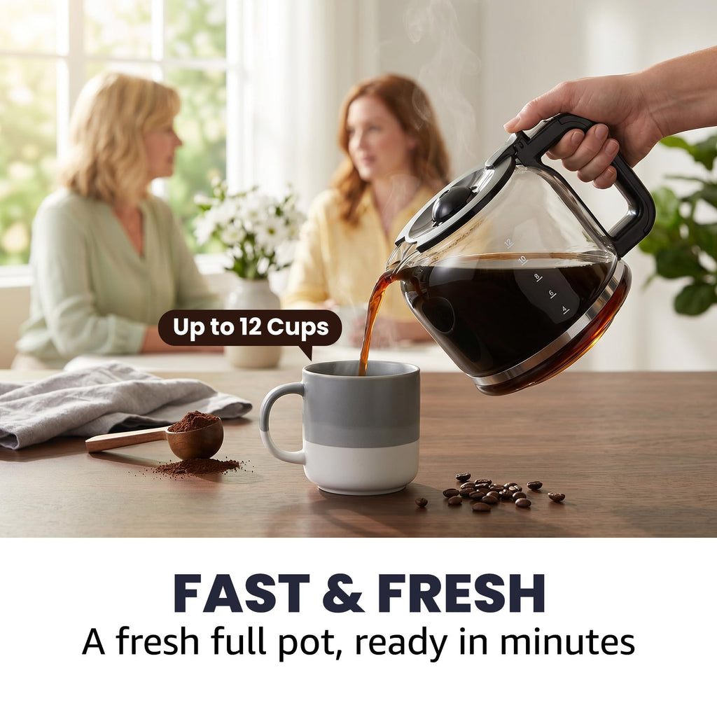 12-Cup Programmable Drip Coffee Maker L4116