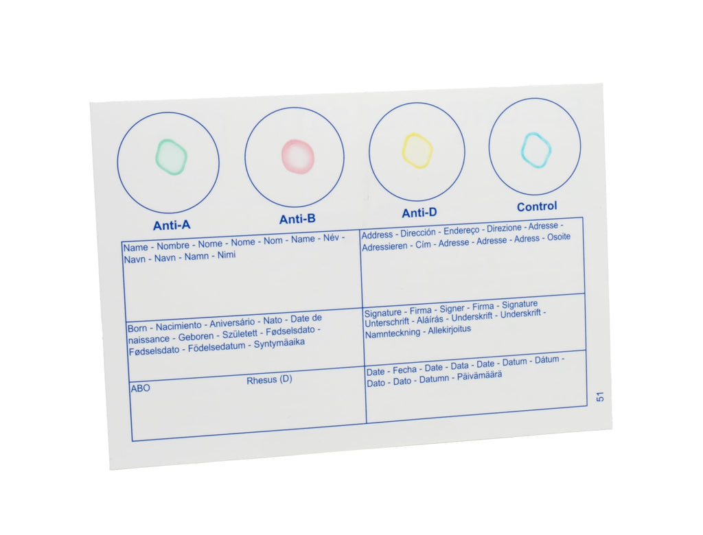 Blood Typing Kit, 2 Test Pack L806