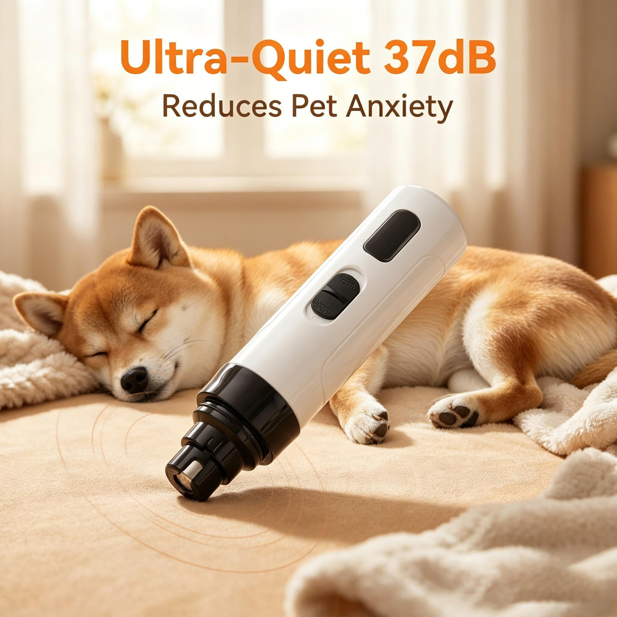 Quiet Pet Nail Grinder, 2 Replacement Heads O751427