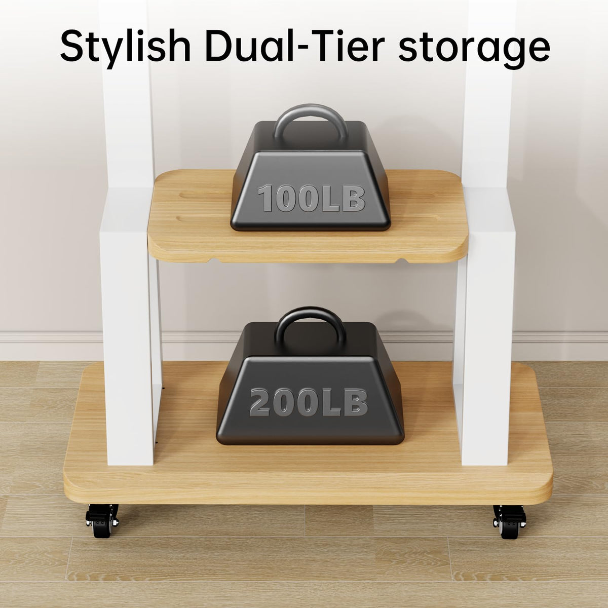 TV Stand on Wheels for 32-75 Inch TVs A49319