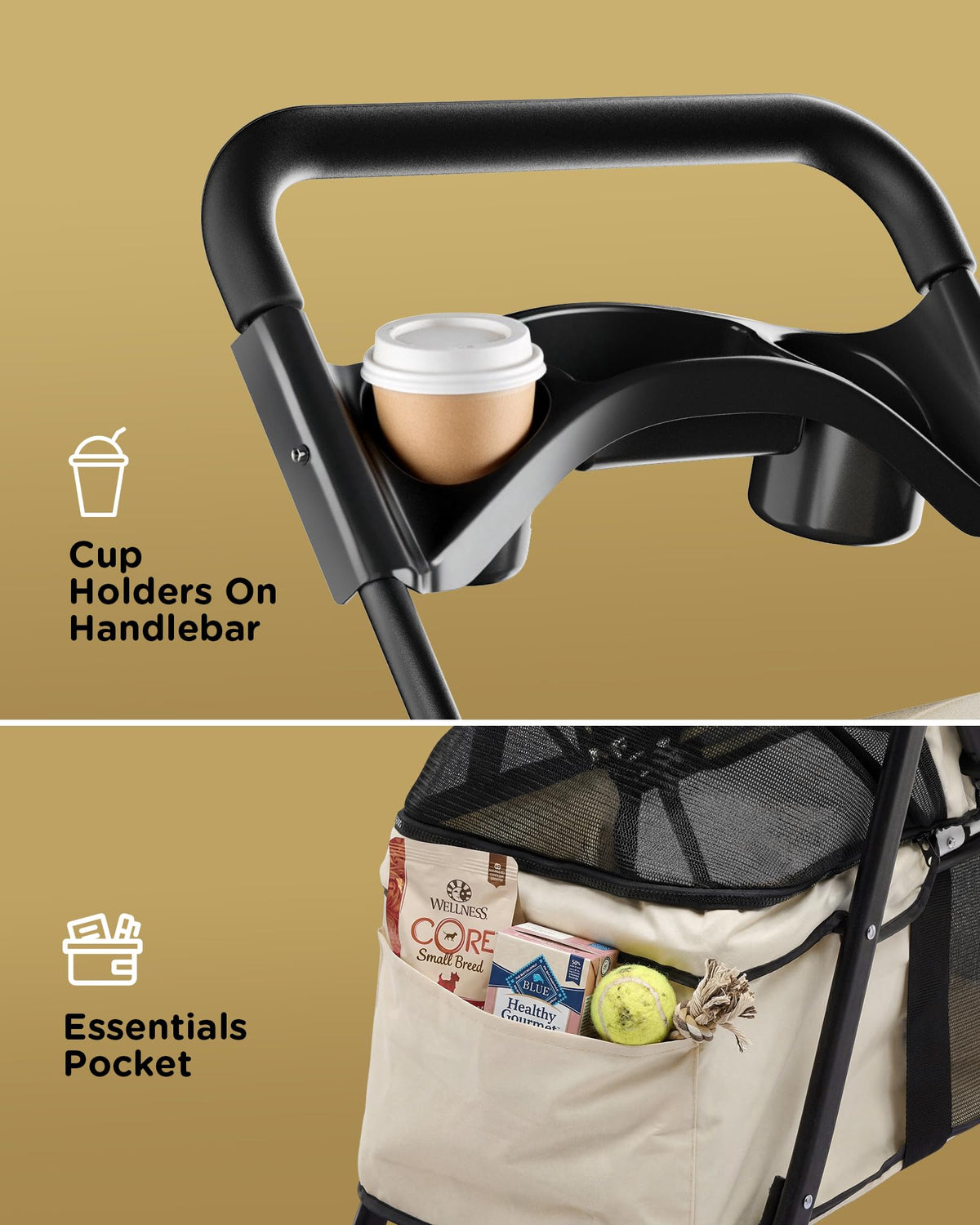 Foldable Pet Stroller Q9292